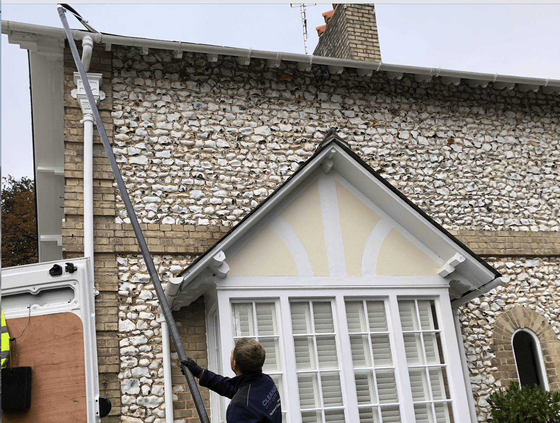 Professional gutter cleaning tools and equipment used by The Roof Moss Cleaners in Winslow
